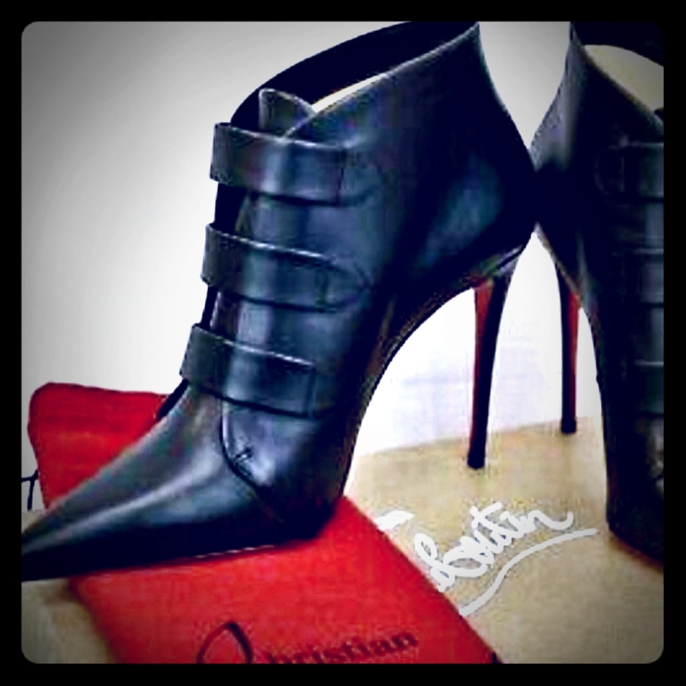 Christian Louboutin Black Triniboot